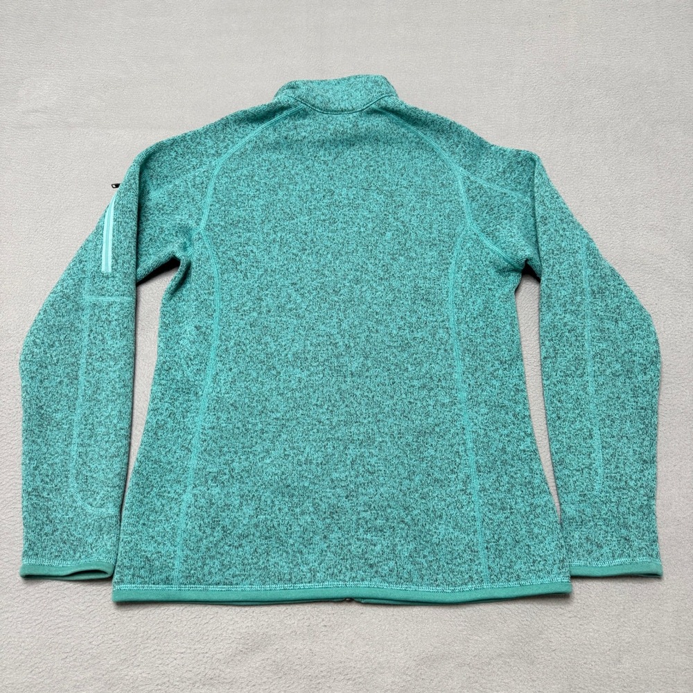 Patagonia Better Sweater Jacket Women M Teal Full Zip Fleece Knit Gorp - Picture 5 of 9